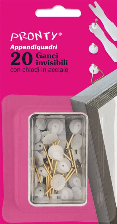 Gancetto Per Quadri A 1 Punta + Applicatore Pz. 20 12.00 Confezioni in Ganci appendi quadri BricoGo - Marano di Napoli, commercioVirtuoso.it