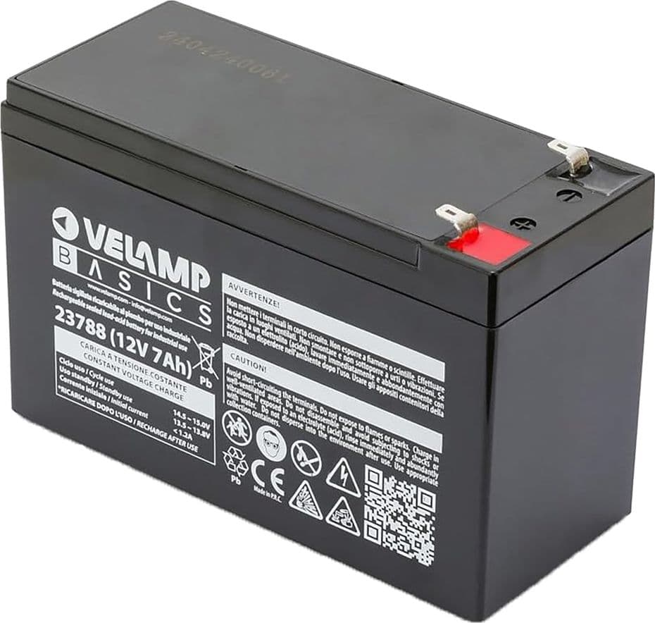 Batteria Ricaricabile Velamp 7 ah 150 x 65 x 100 mm