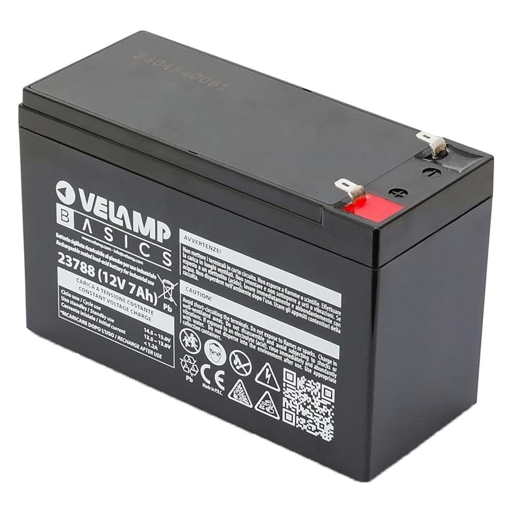 Batteria Ricaricabile Velamp 7 ah 150 x 65 x 100 mm