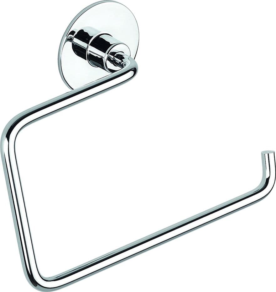 Porta Asciugamani ad Anello Serie Cromo Metaform Wind