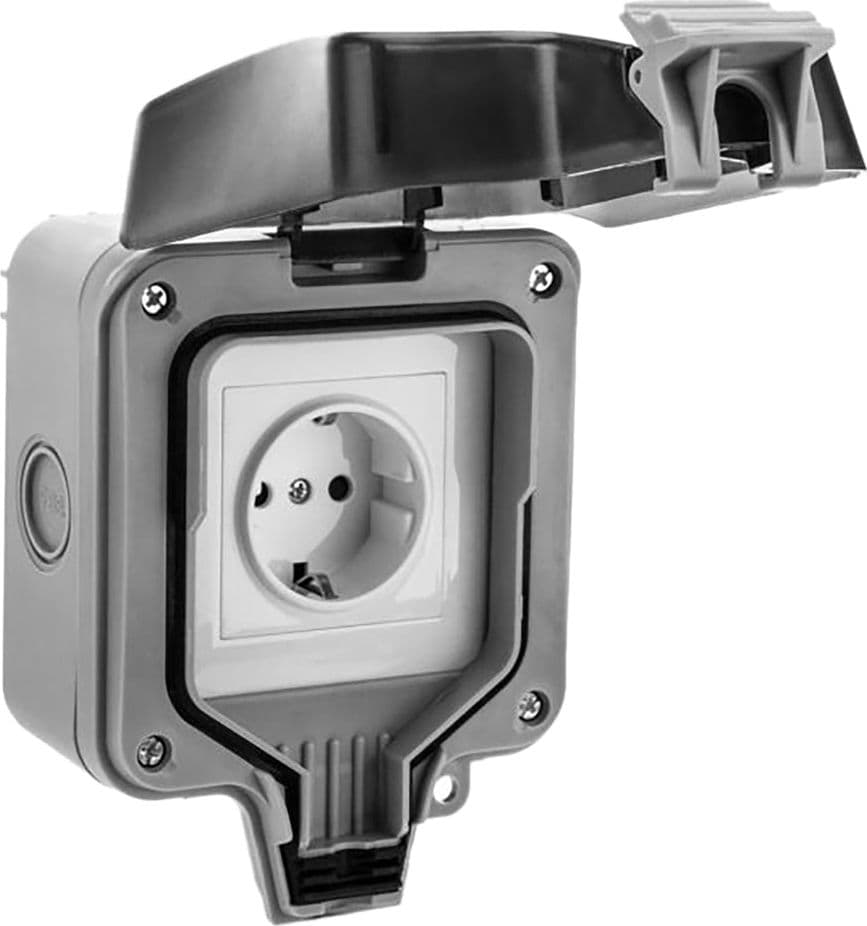 PRESA PER CONNESSIONI ESTERNE 'SMART TUYA' cm 11 x 17 x 11  - PROXE