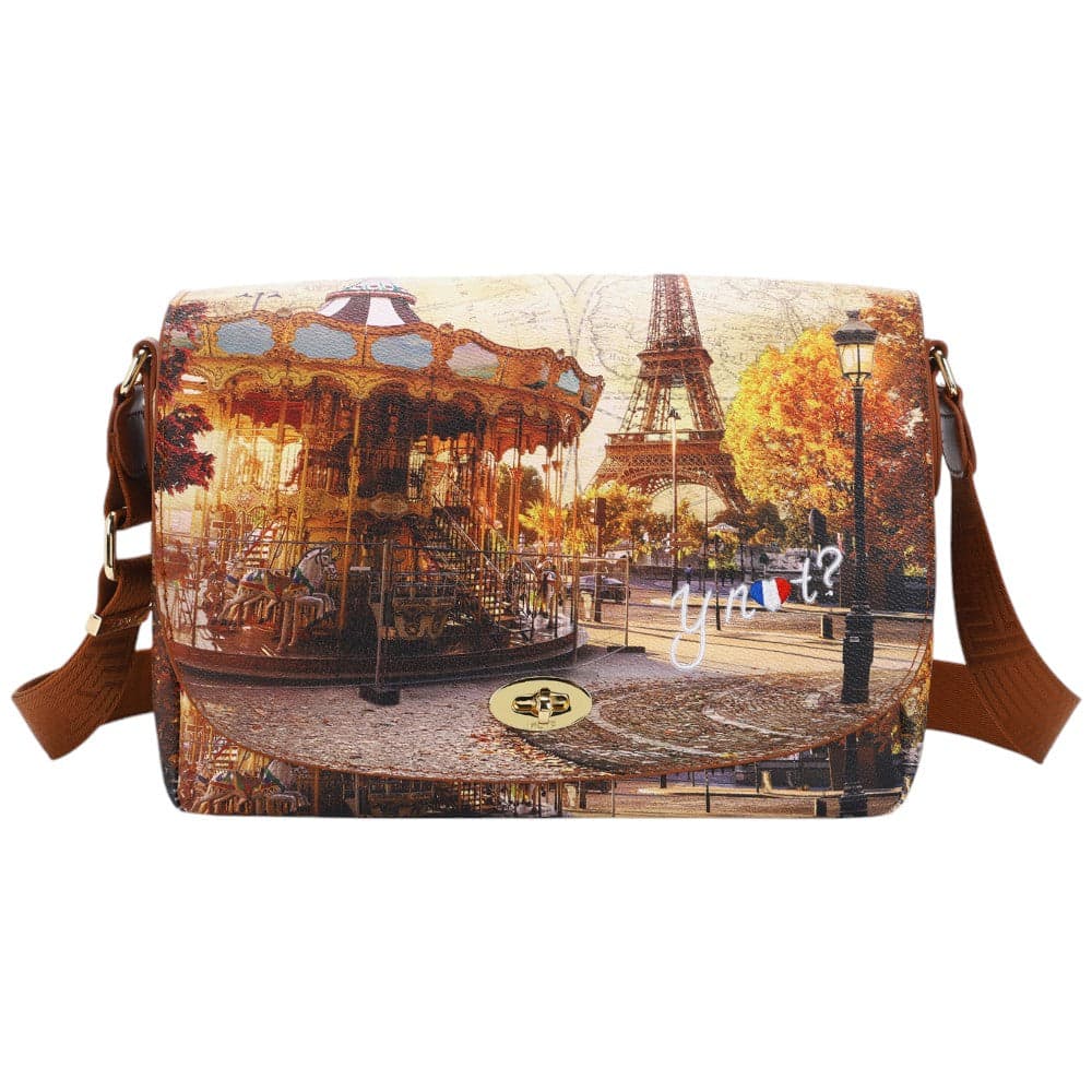 YNot borsa a tracolla flap bag FUNNY PARIS YES631F5