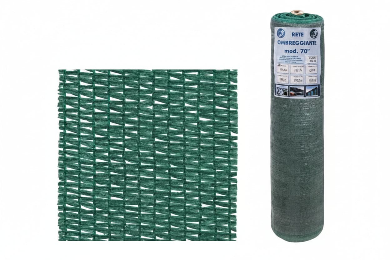 Rete Ombreggiante Garden 90% Verde Asole Rinforzate- - Mt.3H. Rot. Mt.100 - 1 Rotolo T-Rex