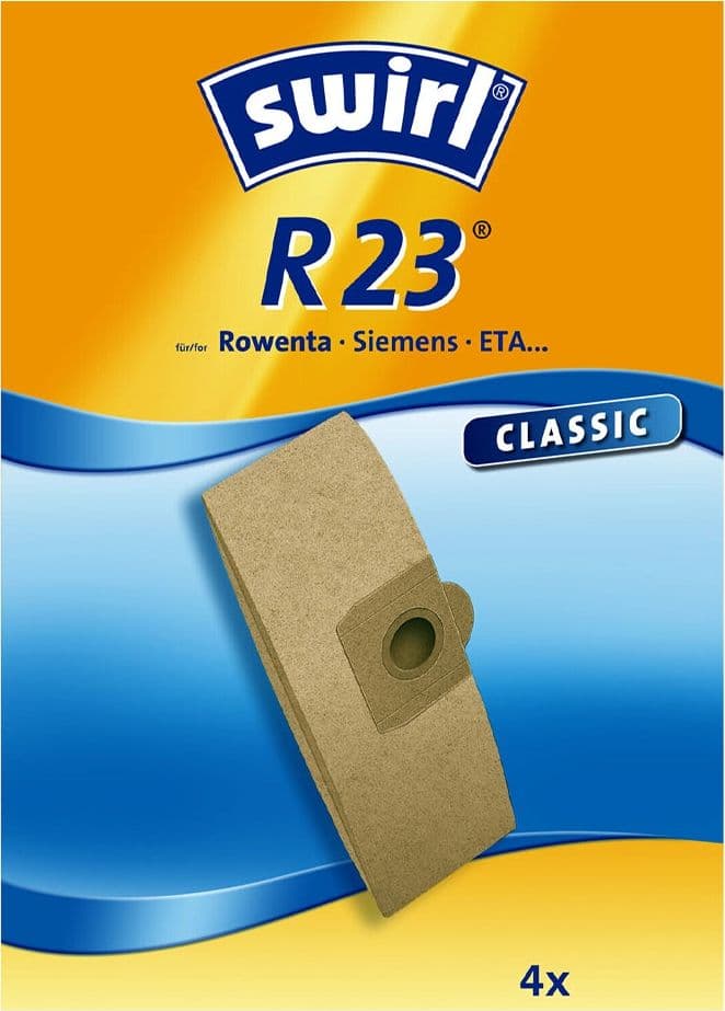 Sacchetti Carta x4 Compatibili per Bidone Aspirapolvere Rowenta, Bosch, Siemens, LIV