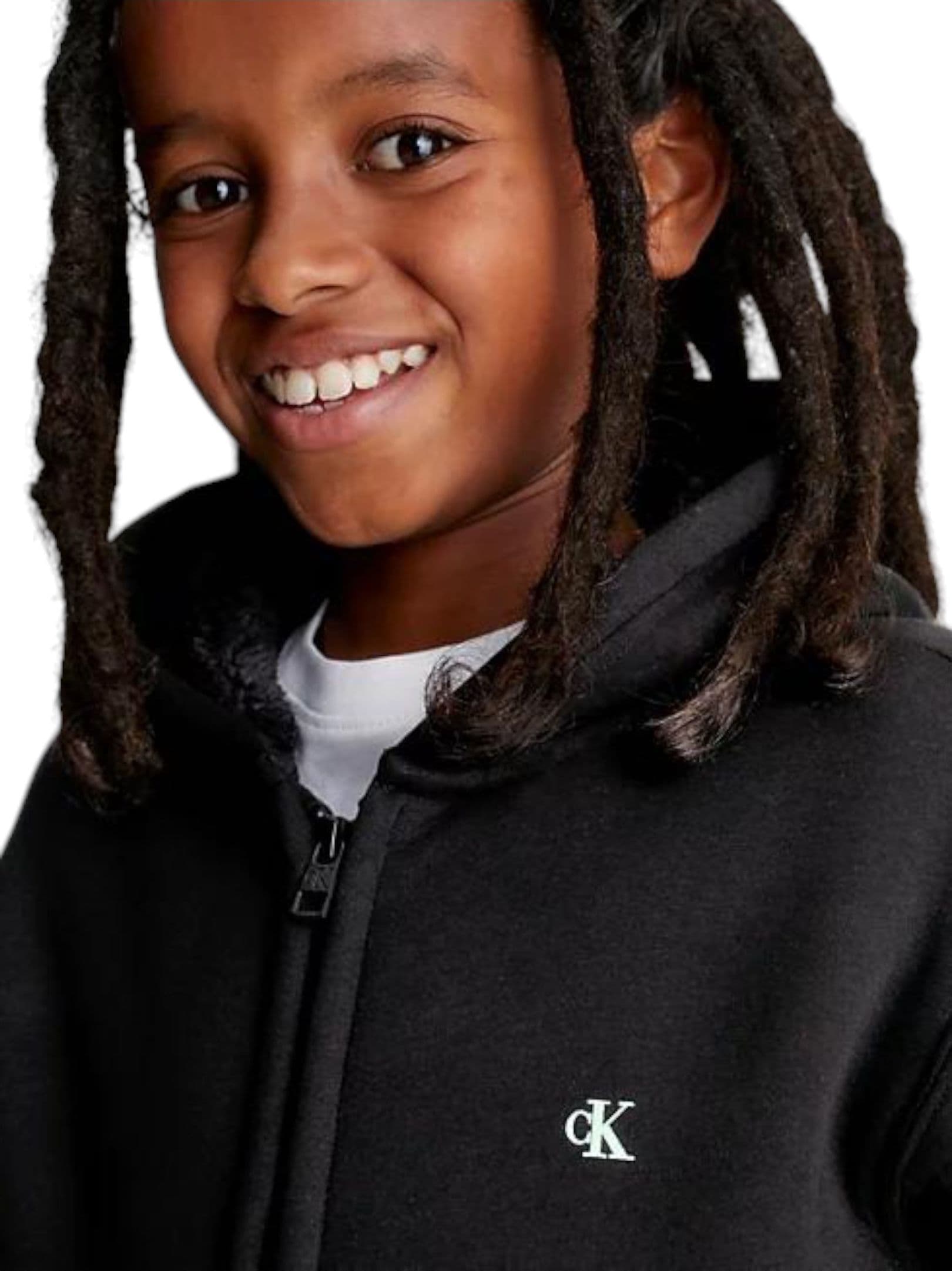 calvin klein Felpa Bambino unisex Calvin Klein Full Zip da bambino in Felpe senza cappuccio Drestige - Casamassima, commercioVirtuoso.it
