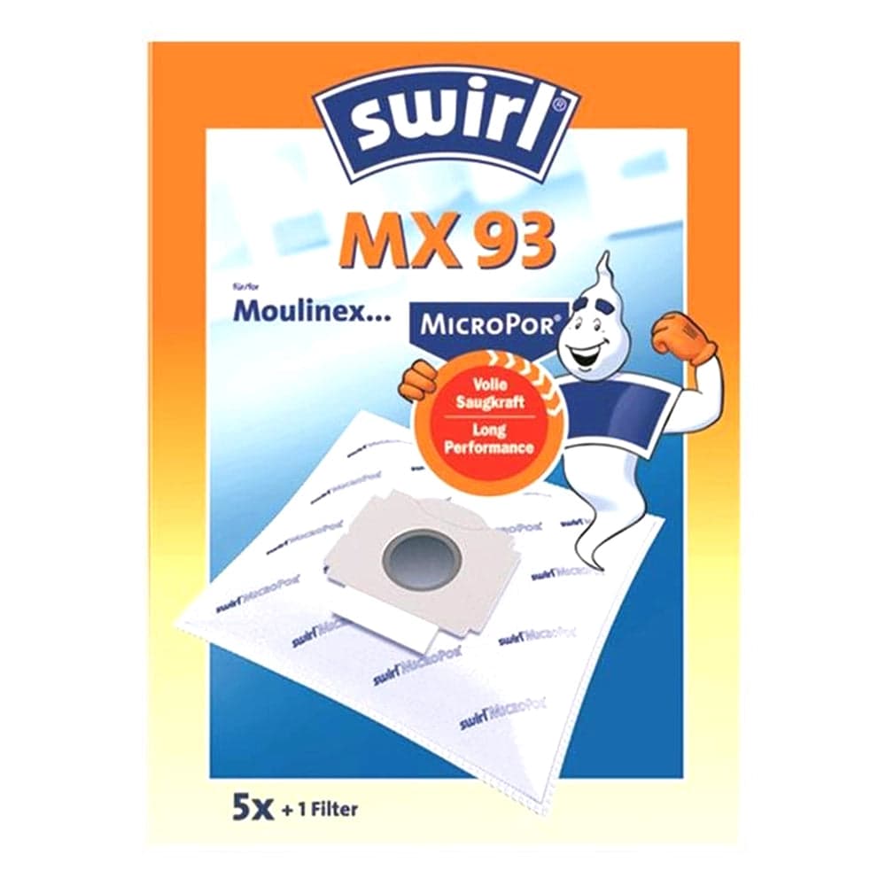 Sacchetti Microfibra x5 Compatibili per Aspirapolvere Moulinex, Privileg, Satrap