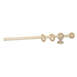 Bastone Legno A Strappo D 11 Naturale 120Cm C/Supp.- 1,0 Coppie