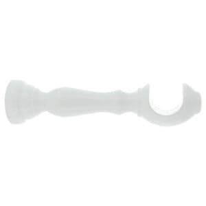 Supporto Legno Per Bastone Bianco 25 Cm 2 Pz- 1,0 Coppie