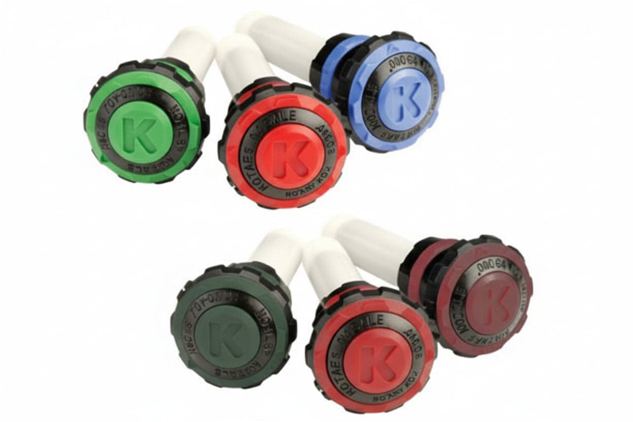 Testina Rotary Per Irrigatori Popup Rainda 80 ° A 360 ° Mt.82 Colore Grigio Rain