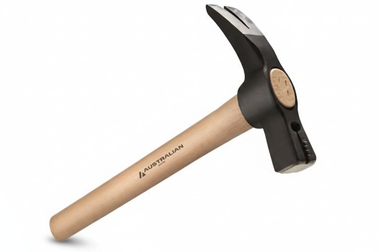 MARTELLO CARPENTIERE CON MANICO IN LEGNO- - gr.300 - manico mm.450 - 2 pezzi AUSTRALIAN