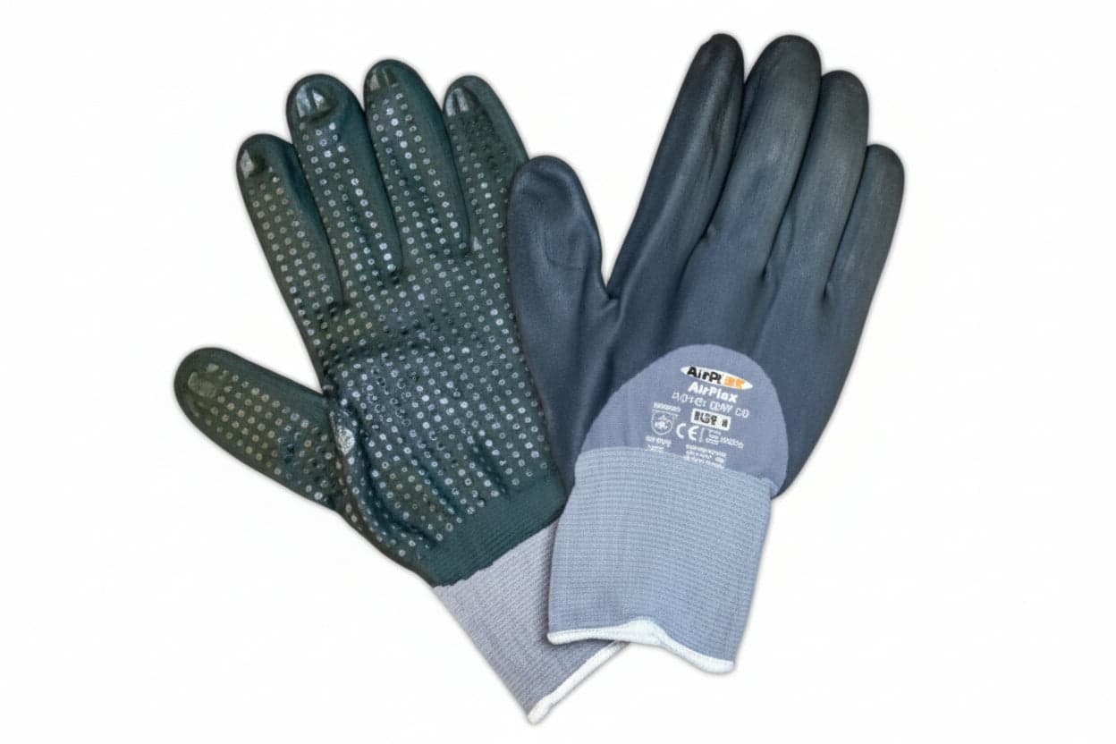 Guanti Da Lavoro Black Dot Airflex- - Tg.11 - 12 Pezzi Australian