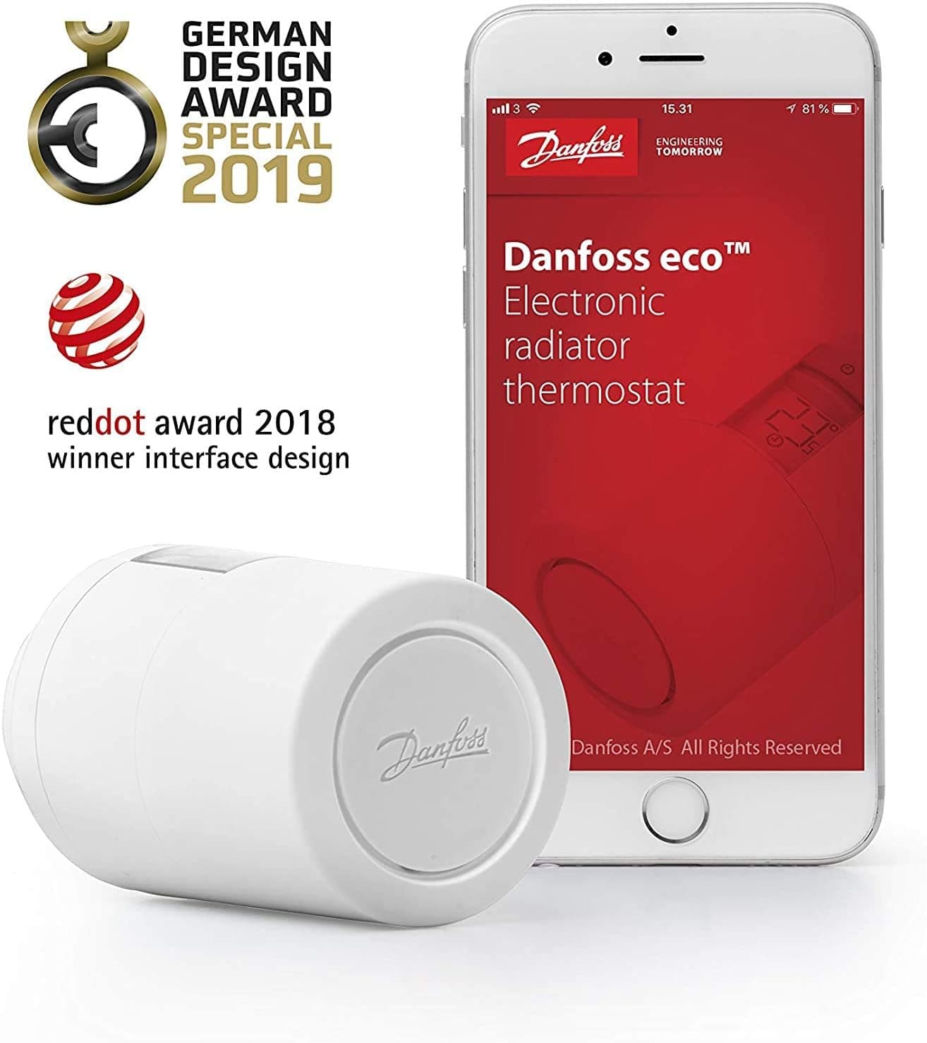 Testa Termostatica Danfoss Ally Wifi Smart in Termostati BricoGo - Marano di Napoli, commercioVirtuoso.it