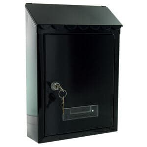 Cassetta Postale Garden Acciaio Nero Tx0080- China Jiangsu Sainty- 6,0 Pz