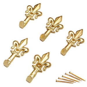 Bl Gancio Per Quadro Giglio 47 Mm Oro L N. 2 5 Pz*- Diesse- 6,0 Blister