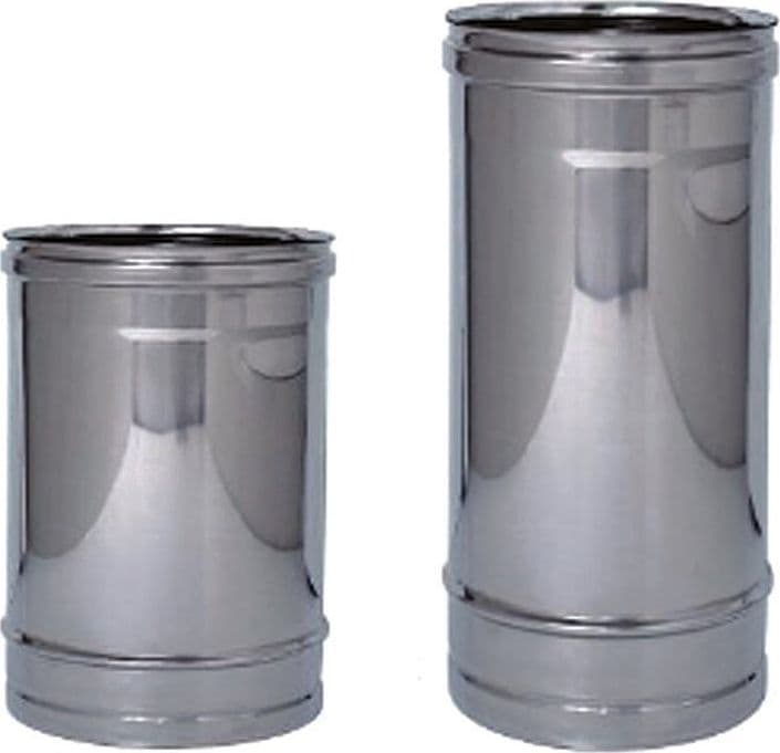 Tubo Acciaio Inox AISI 304 Monoparete Spessore 0,5 mm Ø 130 mm 50 mm cm