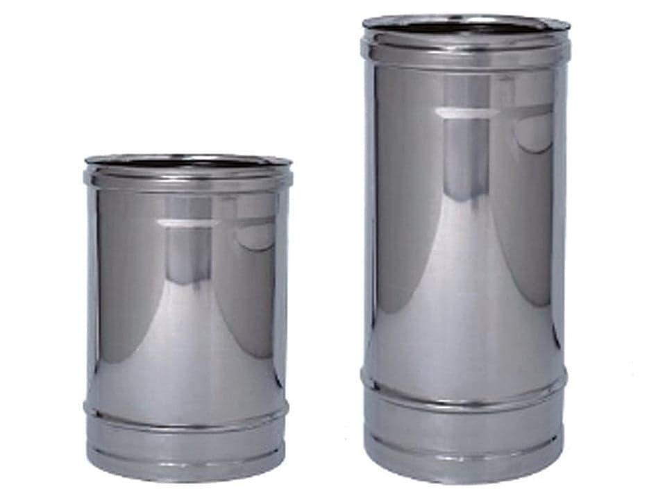 Tubo Acciaio Inox AISI 304 Monoparete Spessore 0,5 mm Ø 130 mm 50 mm cm
