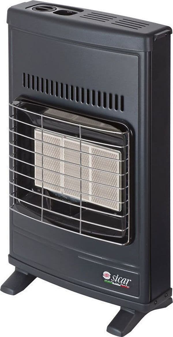 Stufa Infrarossi a Gas Metano 4200 W Grigia Misure 42,5 CMX15X64H. Peso 6,5