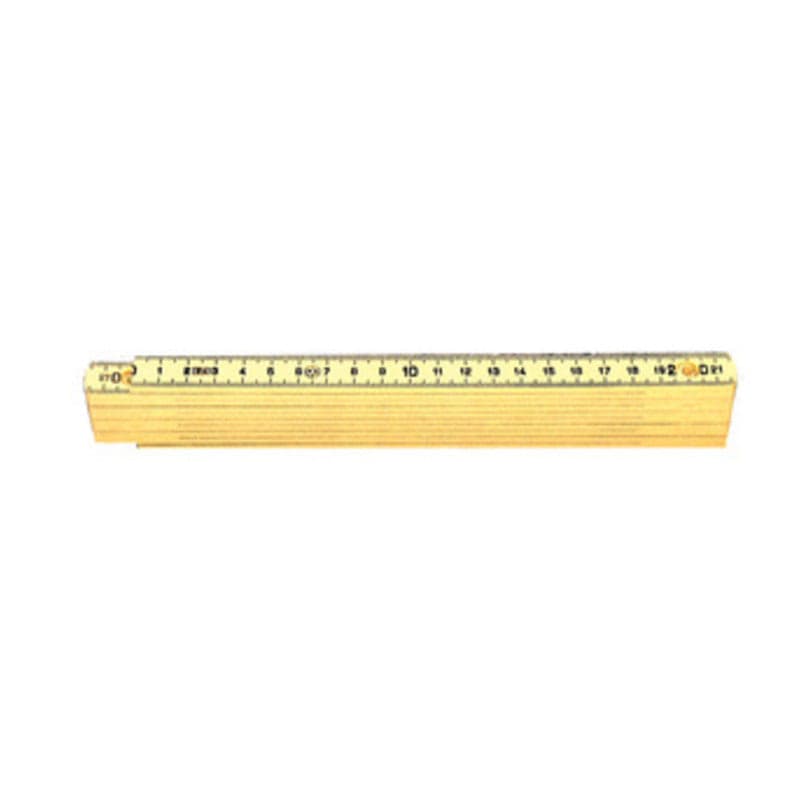 DOPPIO METRO IN PLASTICA GIALLO*- 12,0 pz