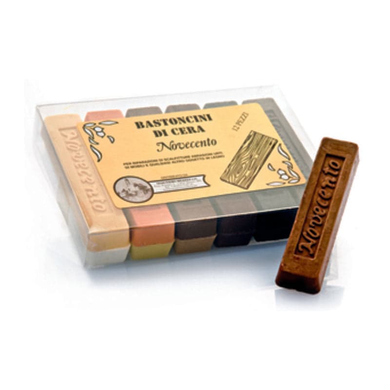 BASTONCINO DI CERA NOVECENTO NOCE CHIARO- 12,0 pz