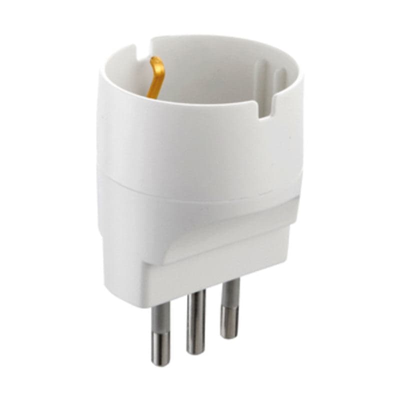 Adattatore Schuko 16A 2P+T Bianco Fig.9- Electraline 3Pmark- 25,0 Pz in Multiprese BricoGo - Marano di Napoli, commercioVirtuoso.it