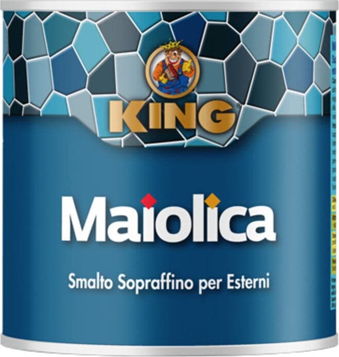 Smalto Maiolica Grigio Cenere 100 g Colorificio Partenopeo 6 Pezzi