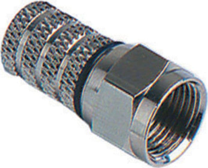 Vite Tipo F per Cavo Sat Tv 6,40 mm Connettore a Fme 25 Pezzi