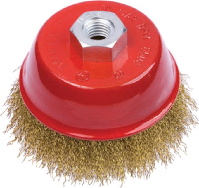 Spazzola a Tazza Acc 14MA Ø 100 mm Poggi 485.50B