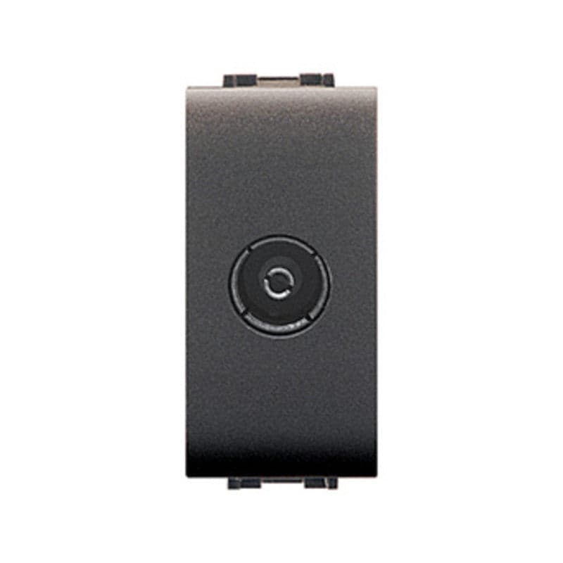 LIFE 4048/1 PRESA COASSIALE TV DIRETTA GRIGIO ANTR- ELETTROCANALI- 12,0 pz