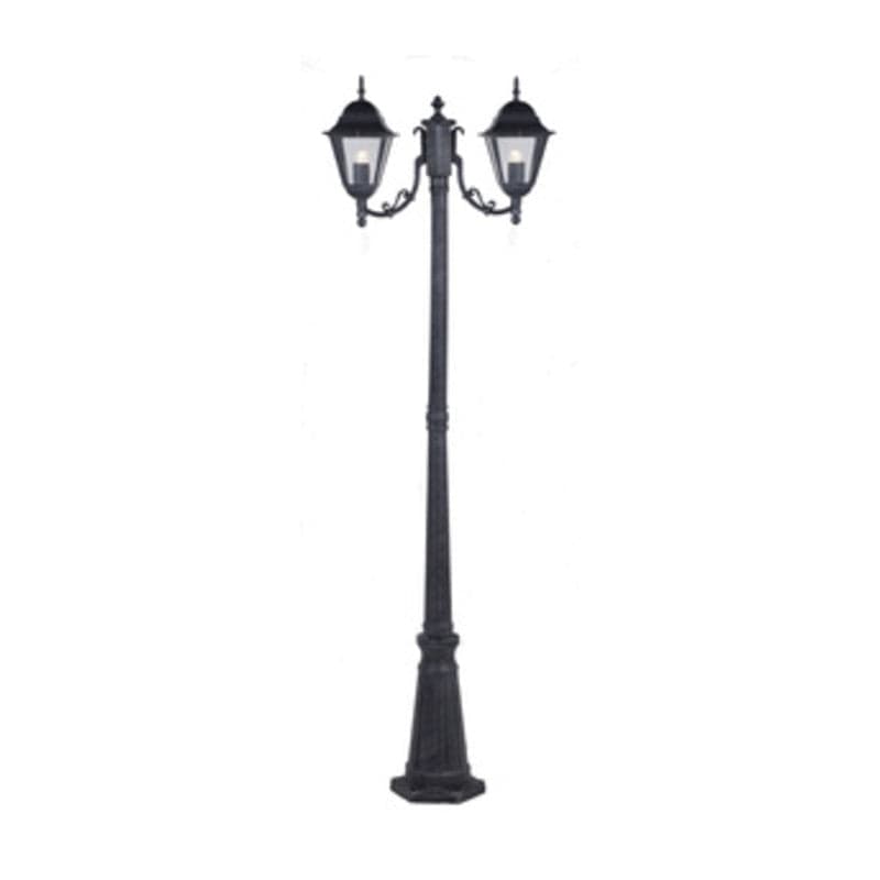 LAMPIONE NEW YORK H 200 CM 2 LUCI GRIGIO- 1,0 pz