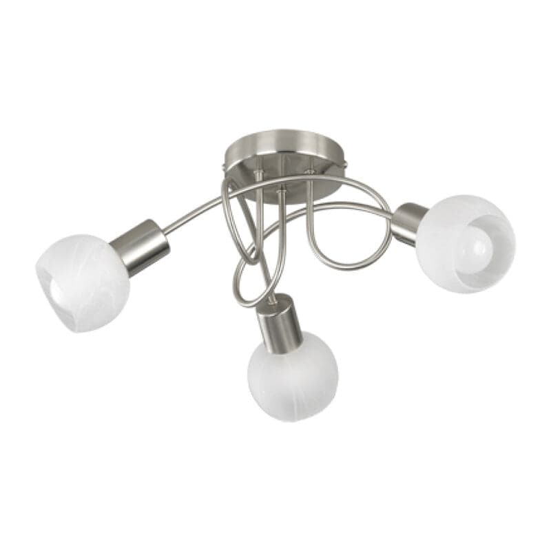 PLAFONIERA GIRANDOLA ANTIBES 3 LUCI ACC. VETRO D 45- 1,0 pz