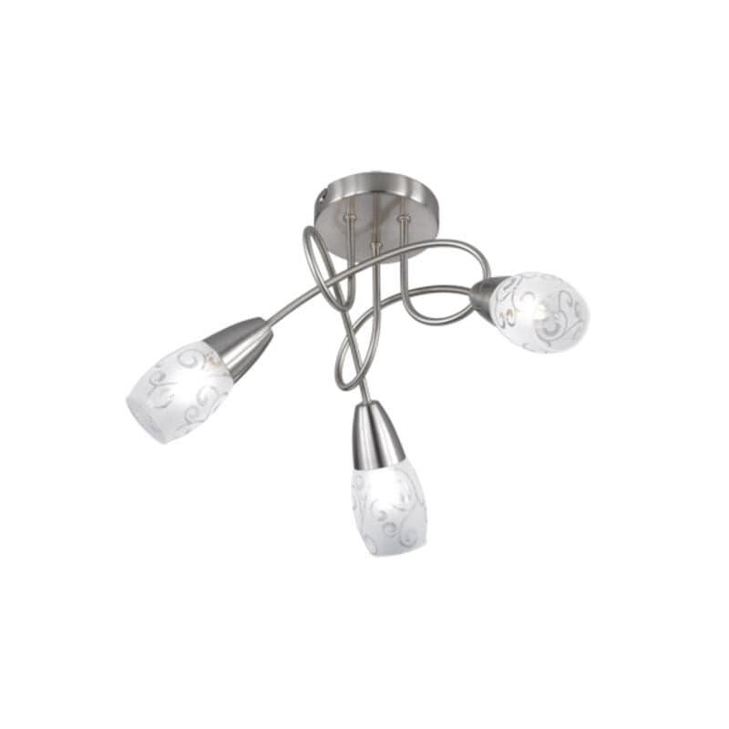 PLAFONIERA COLMAR 3 LUCI E14 VETRO SATINATO- 1,0 pz