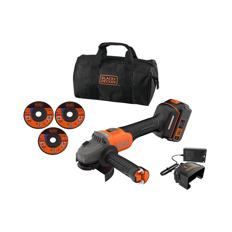 SMERIGLIATRICE B+D 18V BRUSHLESS BCG6L8F1S + ACC- 1,0 pz