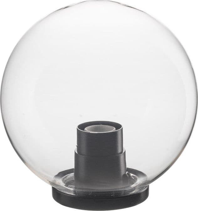 Globo Trasparente D 25 cm con Base E27 2 Pezzi