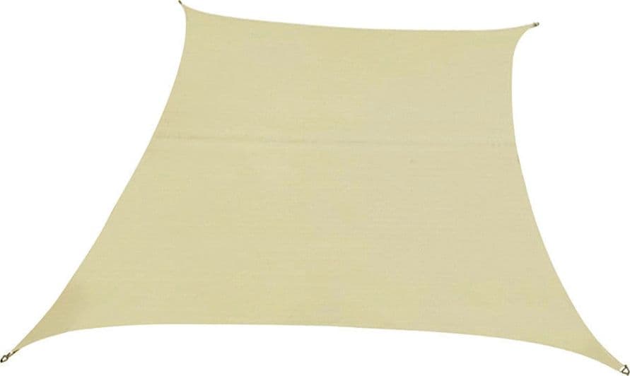 Vela Ombreggiante Poliestere Quadra Beige 3,6 MX3,6 Vette