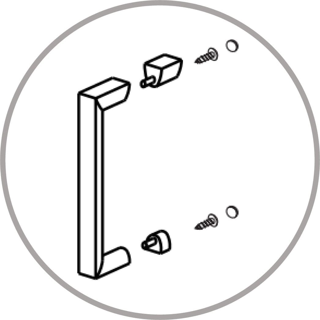 Ricambistica Box Doccia a Marchio Ambra 05 Chiusura Magnetica per Cartesio