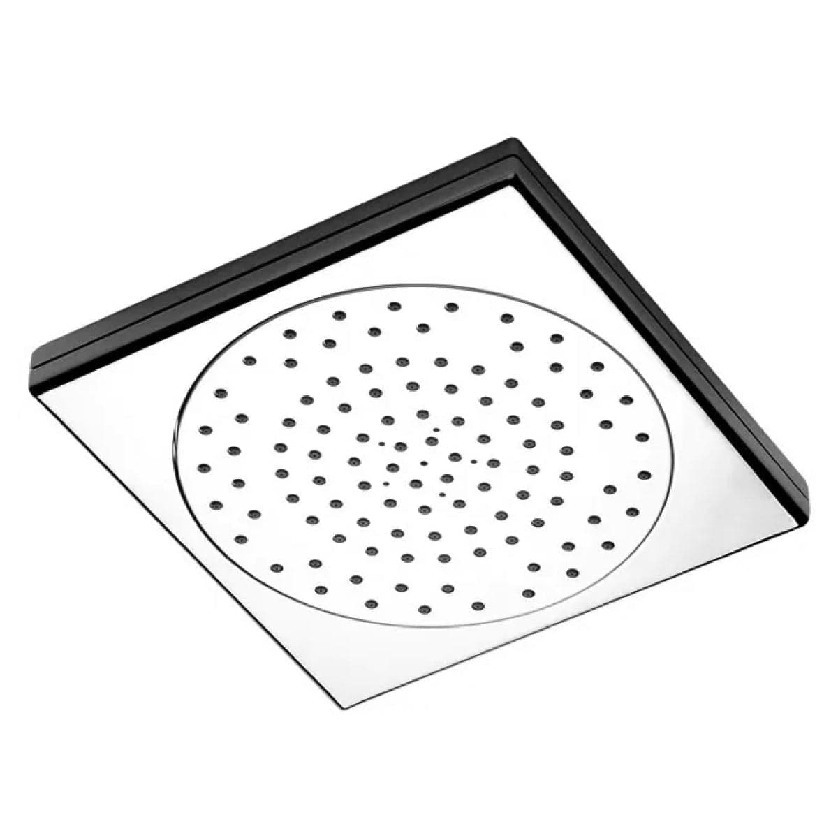 Soffione Quadrato in Abs Cromato a Pioggia Modello Square 1 2 1 Getto Remer
