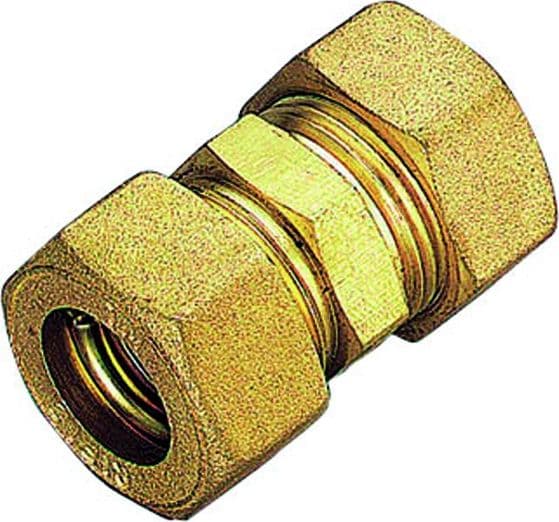Raccordo Diritto Intermedio con Tenuta o Ring per Tubo Tiemme 30118
