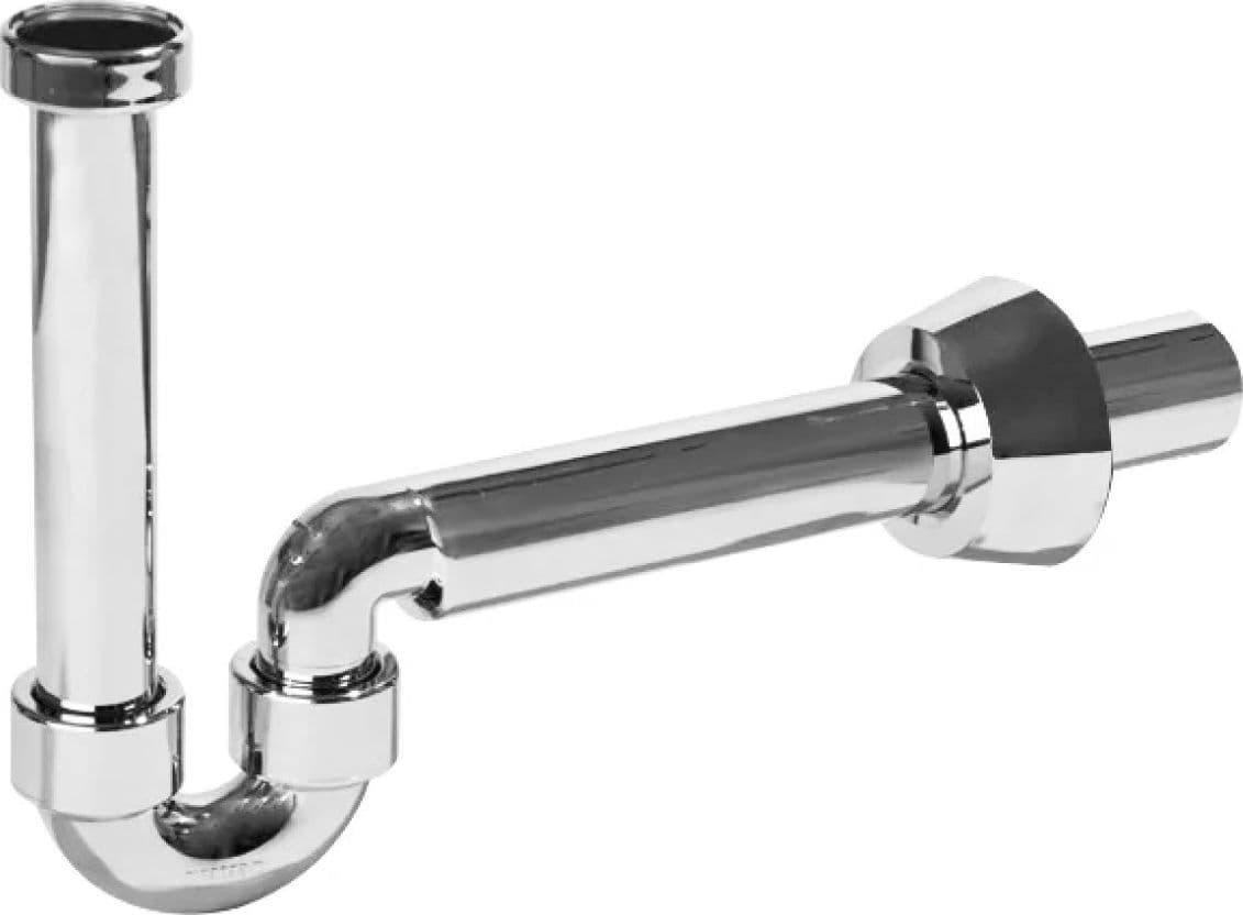 Sifone Tondo in ABS Cromato per Bidet 11/4 x 32 mm Geberit