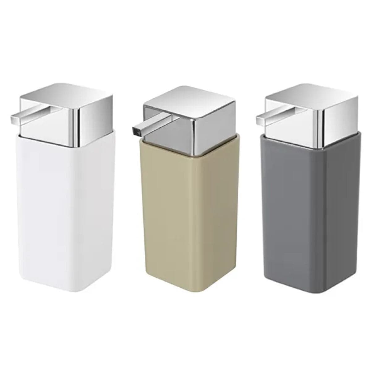Dosasapone In Plastica Modello Star Dim. Cm(Lxpxh):6X6X15 Beige Brand Srl
