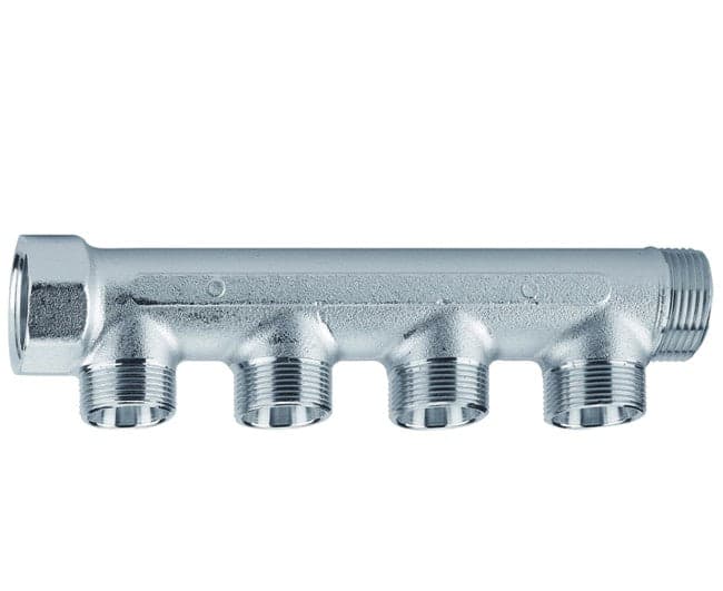 Collettore Lineare In Ottone Per Riscaldamento Maschio Femmina 3/4X 3 Vie Arteclima S.R.L.