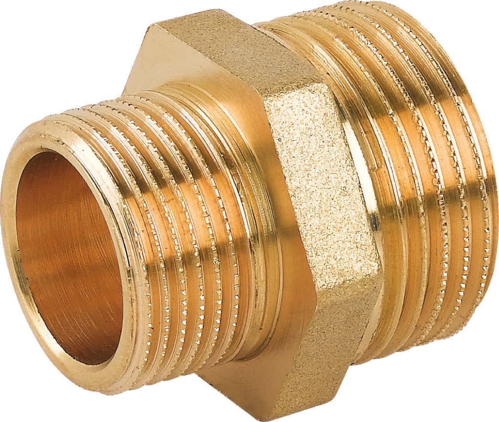 Raccordo Diritto Ridotto Maschio in Ottone Giallo 1500 1 Tiemme 2451*34OT