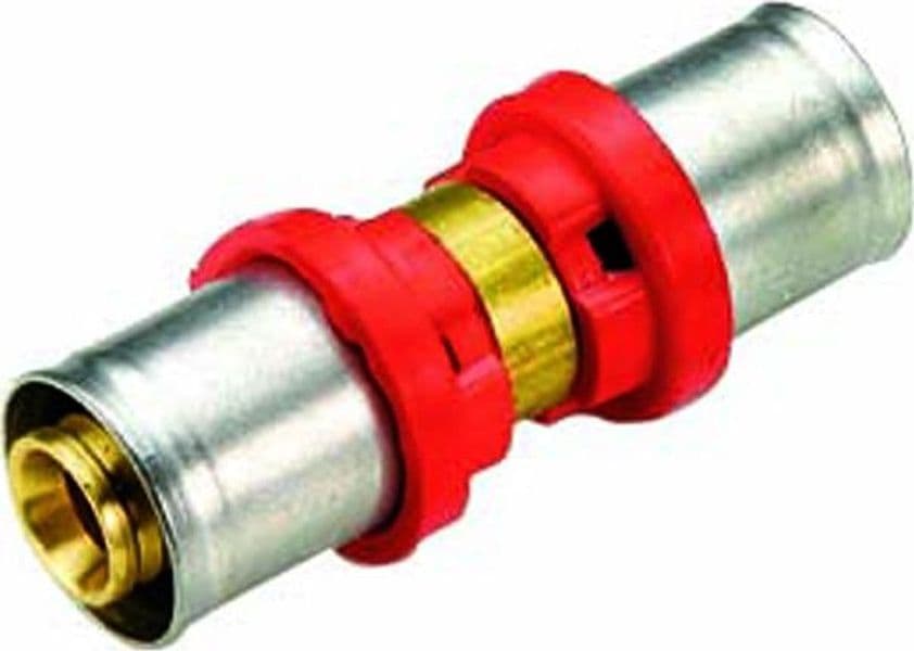 Raccordo Diritto Intermedio Ridotto per Tubo Multistrato Tiemme Raccorderie