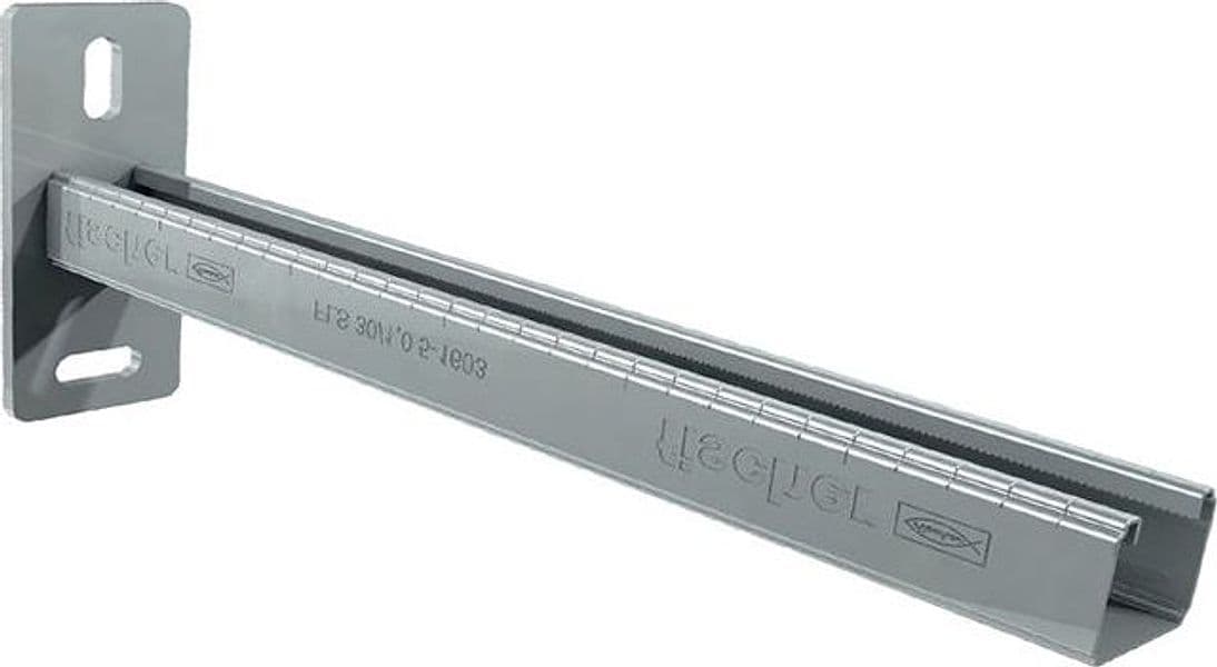 Mensola a Sbalzo in Acciaio Zincato L 300 mm Profilo 31 30 Fischer Italia