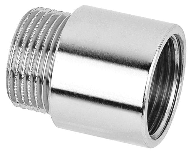 RACCORDO DIRITTO MASCHIO/FEMMINA IN OTTONE CROMATO SERIE 1500 1/2X30 MM   ICMA  S.P.A.