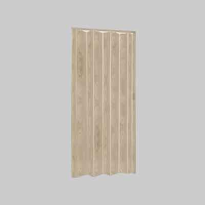 Porta A Soffietto Effetto Legno In Rilievo Cm 84X215H - Col. Palissandro