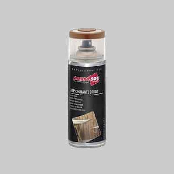 Impregnante per Legno Spray Ambrosol 400 ml Noce Chiaro 6 Pezzi