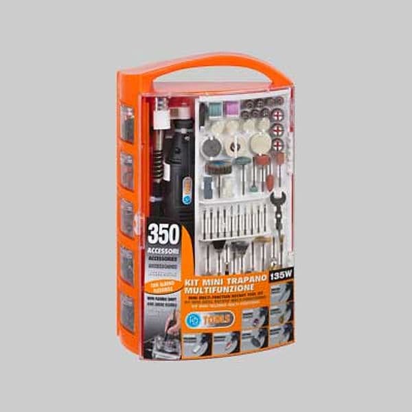 Kit Mini Trapano PG138W 350 Accessori 135 W Pg Professional