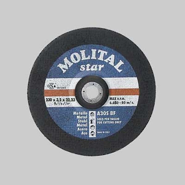 Disco da Taglio per Ferro Molital Ø 125 x 3,2 mm