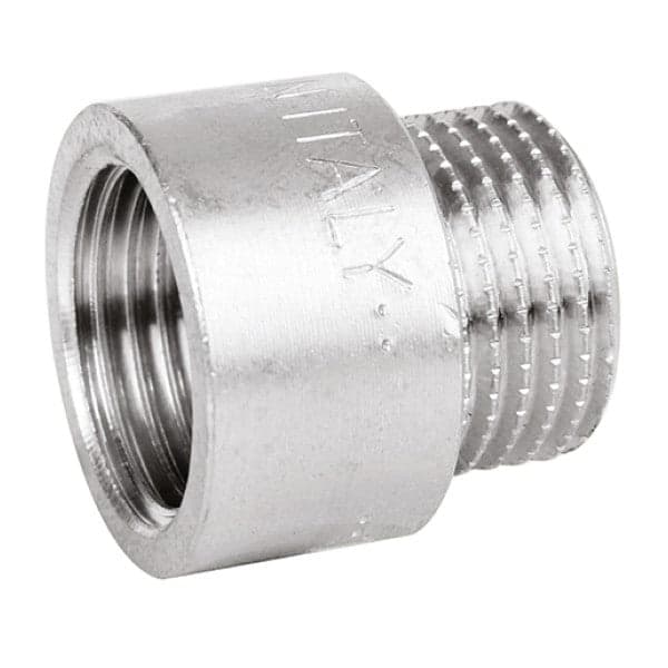 Raccordo Diritto Maschio/Femmina In Ottone Cromato Serie 1500 3/4X10 Mm Pettinaroli