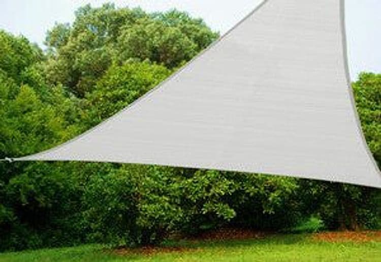 Tenda Vela Ombreggiante Hdpe 5 x 5 x 5MT Bianco